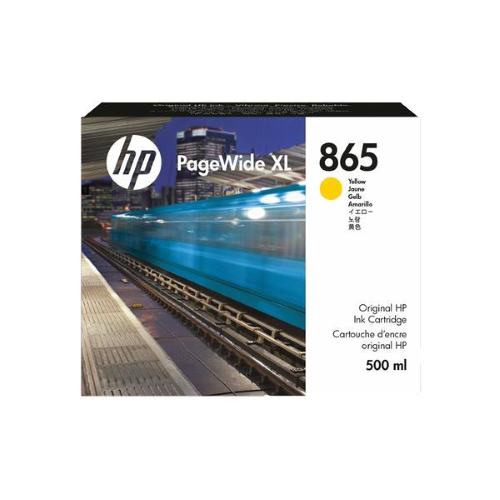 HP INC HP 865 PAGEWIDE XL GIALLO 500 ML